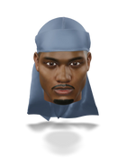 “Steel Blue” Athletic Spandex Durag