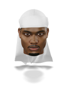 “White” Athletic Spandex Durag
