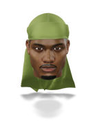 “Olive” Athletic Spandex Durag